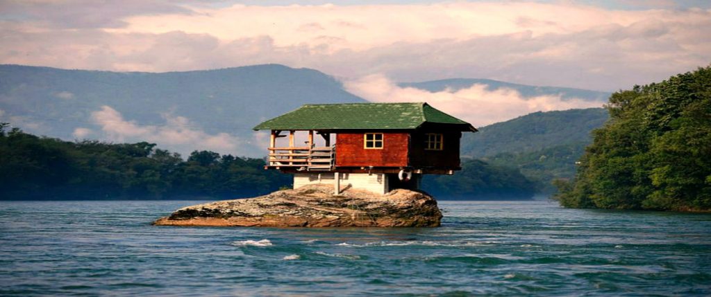 House on Drina river